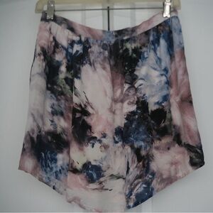 100% Silk Haute Hippie Abstract Skirt
